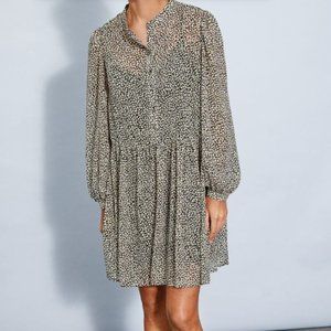 H&M Short Wide Print Dress